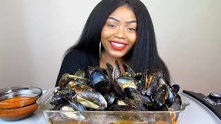 MUSSELS MUKBANG [upl. by Prochoras514]