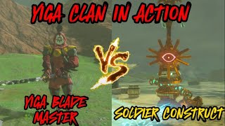 YIGA BLADEMASTER VS CONSTRUCT SOLDIER IV  The Legend of Zelda Tears of the Kingdom [upl. by Suirtemid232]