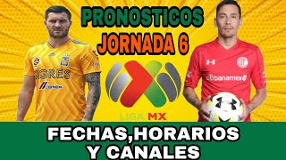 PRONÓSTICOS JORNADA 6 LIGA MX  CLAUSURA 2023 PREDICCIONES  FUTBOL MEXICANO [upl. by Enetsirhc881]