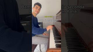 Realistico😅💎🎶 pianopianofortepianistaeinaudipianoshortscinabambinopianolesson [upl. by Wendelin]