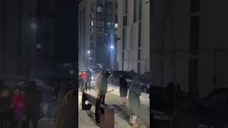 Kazakhstan Earthquake 70 magnitude In Almaty people run out into the street [upl. by Sarkaria]