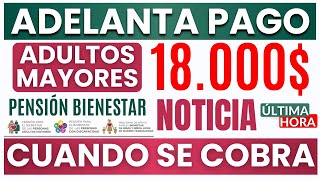 ✨Atención Adultos Mayores ADELANTA el PAGO de 2024🔔Pensión Bienestar 65 y Más Hoy es Noticia💥 [upl. by Yenar]