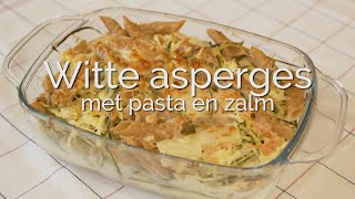 Hoe maak je pasta met witte asperges en zalm PuurGezond [upl. by Francis670]