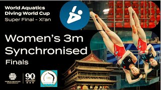 Full Video  Womens Diving 3M Synchronised Final l Diving World Cup 2024  Xian paris2024olympics [upl. by Otiragram504]