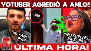 SALEN LOS CHATS AGRESOR ES YOUTUBER TRABAJA PARA PIÑA AMLO MANDA MENSAJE EN MAÑANERA [upl. by Gader]