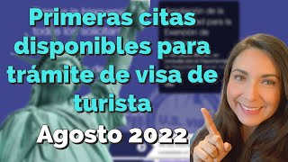 👀📅¿Cuándo hay citas para trámite de visa de turista americana Primeras fechas disponibles [upl. by Collis]