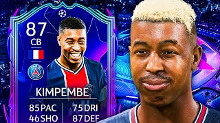 MAESTRO KIMPEMBE 🎵 87 RTTF KIMPEMBE PLAYER REVIEW  FIFA 22 Ultimate Team [upl. by Ninehc290]