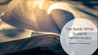 Hermeneutics  Lesson 5  Hermeneutics Your Philosophy Of Language [upl. by Hands]