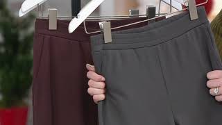 Lisa Rinna Collection Stirrup PullOn Pants on QVC [upl. by Portia]