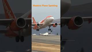 easyJet takeoff at Madeira Airport [upl. by Ier830]