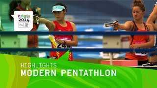 Mixed International Team Modern Pentathlon  Highlights  Nanjing 2014 Youth Olympic Games [upl. by Oaks]