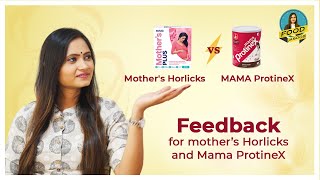 Mother Horlicks Plus VS MAMA ProtineX Protein powder and supplement for lactating women stanpaan [upl. by Eissirhc]