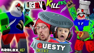 Roblox GUESTY amp the KILLER FGTeeV 🍕 Chapter 2 Pizza  Piggy Escaped our JAIL 67 [upl. by Zima406]