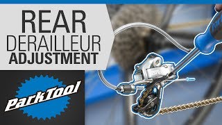 How to Adjust a Rear Derailleur – Limit Screws amp Indexing [upl. by Birdella]