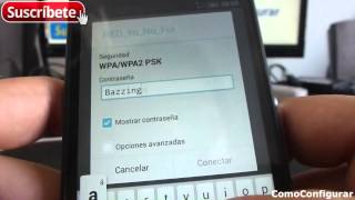 Sony Xperia E4g Cómo configurar WiFi Español [upl. by Ichabod588]