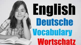 Video116 DeutschEnglisch Wortschatz Übersetzung German English für Unternehmen Geschäfts Business [upl. by Cook]