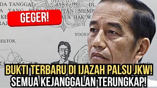 GEGER BUKTI TERBARU DI IJAZAH PALSU JKW SEMUA KEJANGGALAN TERUNGKAP [upl. by Graig]