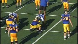 Deleware Oline drills Pass 2011 [upl. by Ennahteb]