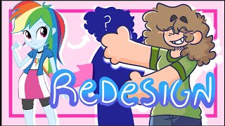 REDESIGNING MLP MLP EQUESTRIA GIRLS going over Head cannons and more [upl. by Forsta]