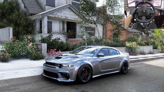 Dodge Charger SRT Hellcat Fast X  Forza Horizon 5  Thrustmaster TX [upl. by Akirdnuhs]