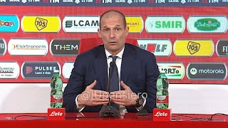 ALLEGRI post MonzaJuve 12 conferenza stampa quotSegnale forte Cosa è cambiato questanno Ilingquot [upl. by Rasla]