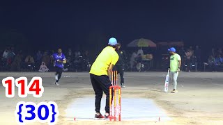 FMC VS TAMOUR 114 RUNS NEED 30 BALLS BEST MATCH IN TAPE BALL CRICKET BEST SIXES BEST SHOTS BEST BATT [upl. by Oned]