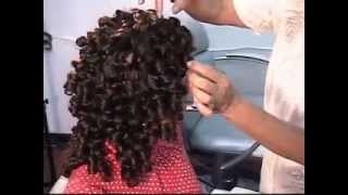 Long hair curling  part 4 [upl. by Colly]