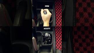 OEM Shifter vs ACUiTY Short Shifter 8thgencivic [upl. by Ynamrej]