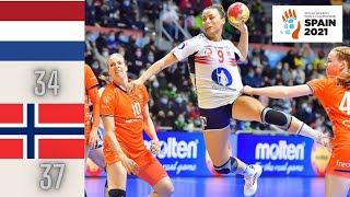 Netherlands vs Norway Handball Womens World Championship Spain 2021 [upl. by Enrev186]