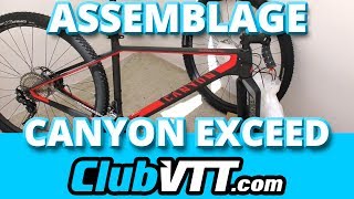 Montage vtt CANYON EXCEED CF SLX 99  217 [upl. by Ezeerb236]