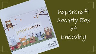 Papercraft Sociey Box 59 Unboxing papercraftsociety craftstash [upl. by Alistair550]