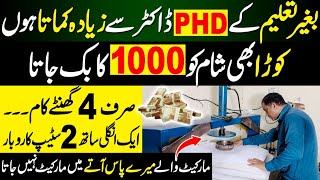 Me uneducated Ho kar PHD se Zeida Kama Raha Hun  BusinessIdeas 2024  Small Products Business ideas [upl. by Maribel186]