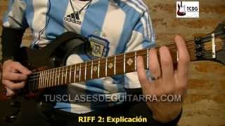 Aprender como tocar Master of Puppets Metallica en guitarra 2 acordes notas la cuerda curso TCDG [upl. by Itsrik]