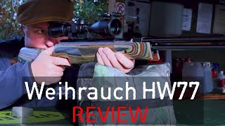 Weihrauch HW77 Review amp Test Shooting [upl. by Fadiman]