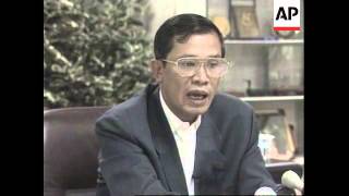 CAMBODIA PRIME MINISTER HUN SEN INTERVIEWED [upl. by Phaidra]