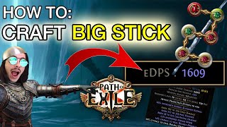 BESTES ELE DMG SCHWERT craften HCSSF deutsch How to build my stick  Path of Exile 325 [upl. by Millburn]