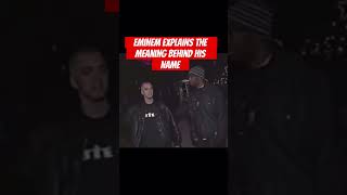 Eminem explains the meaning behind his name rap eminem [upl. by Jarv]