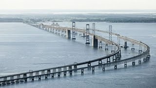 Chesapeake Bay bridge The Maryland bridge so terrifying locals pay 25 for company to shuttle them [upl. by Brause]