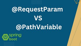 Differences between RequestParam and PathVariable annotations in Spring boot [upl. by Sualkcin]