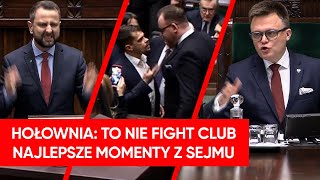 Hołownia w akcji quotTo nie fight clubquot Najlepsze momenty z piątkowych obrad [upl. by Notyalk]