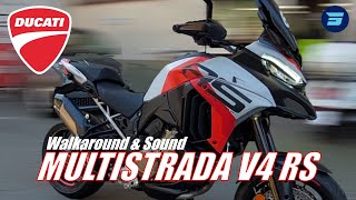 Ducati Multistrada V4 RS 2024  Walkaround amp Sound [upl. by Korten]