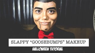 Slappy Goosebumps Halloween Makeup Tutorial [upl. by Hamner434]