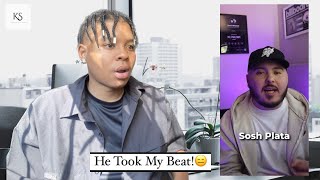 American Producer Behind The Sosh Plata Beat Revealed 😱 [upl. by Whale]