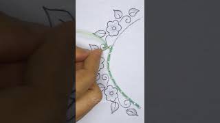 So much pretty pearl neck embroidery tutorial for dresses shorts trending embroidery cute [upl. by Mcnamara]