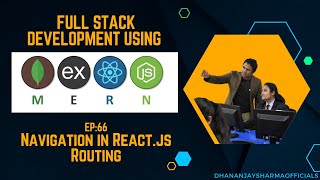 66  Navigation in Reactjs Routing  reactjs tutorial in hindi [upl. by Amati]