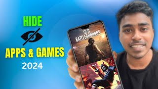 How to Hide Apps on Android 2024  App hide kaise kare  Hide Apps amp Games  Hide Free Fire Pubg [upl. by Nauqahs763]