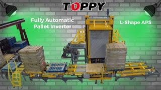 Automatic Pallet Inverter quotLSHAPE APSquot SITE ACCEPTANCE TEST [upl. by Besse]