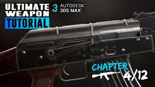 Ultimate Weapon Tutorial  Create a game ready weapon in 3Ds Max  Substance Painter amp Marmoset 412 [upl. by Barn]