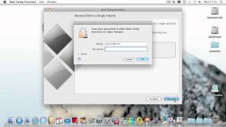 Remove Boot Camp Partition  Mac OS X 106 [upl. by Haiel87]