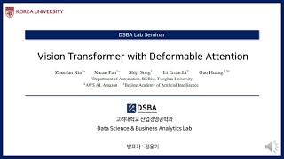 Paper Review Vision Transformer with Deformable Attention [upl. by Mis]